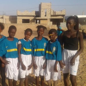 une équipe féminine
