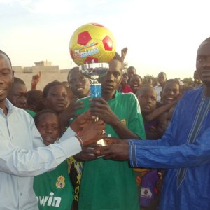 Remise des prix - Tournoi de foot
